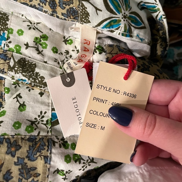 Anthropologie Raga Floral Patchwork Maxi Skirt Medium NWT - Picture 5 of 5